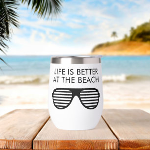 Das Leben ist besser am Strand lustiges Renten-Ges