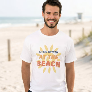 Das Leben ist besser am Strand Tropical Beach T-Sh T-Shirt