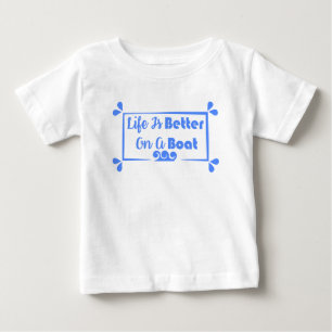 Das Leben ist besser an der Grenze Baby T-shirt