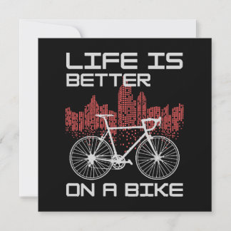Das Leben ist besser auf dem Bike