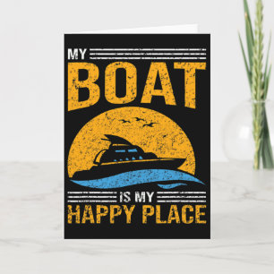 Das Leben ist besser auf einem Boot Mann Daddy Lus Karte