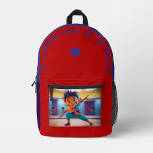 Das Leben ist besser... Bedruckter Rucksack
