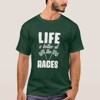 Das Leben ist besser beim Autorennen fahren Junge T-Shirt
