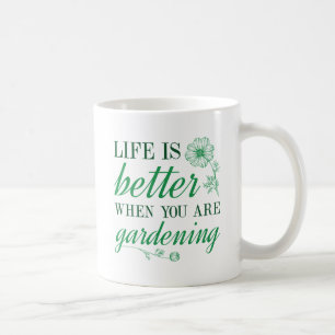 Das Leben ist besser Gärung Kaffeetasse
