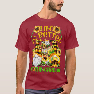 Das Leben ist besser im Garten, Hallo Sommer Gnome T-Shirt