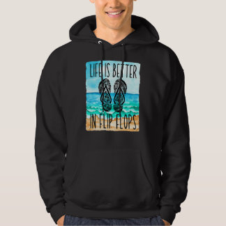 Das Leben ist besser in Flip Flops für Frauen & So Hoodie