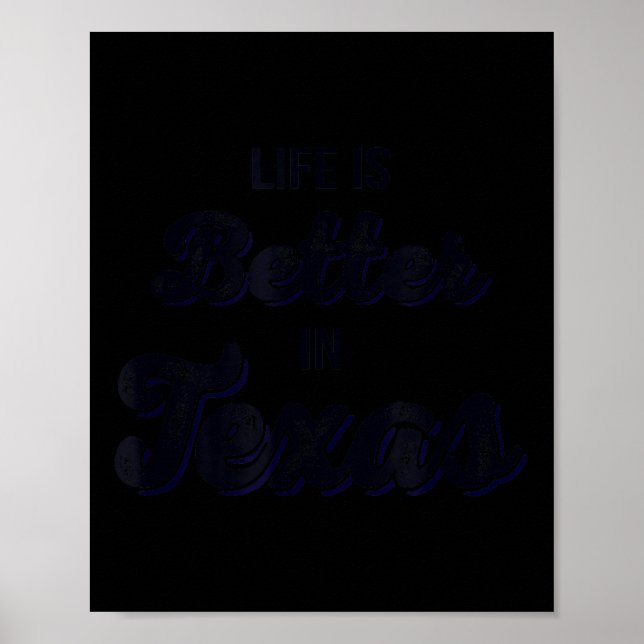 Das Leben ist besser in Texas  Poster (Vorne)