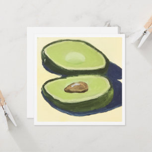 Das Leben ist besser mit Avocados Karte