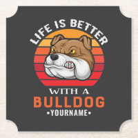 Das Leben ist besser mit dem Bulldoggen