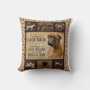 Das Leben ist besser mit der Boxer Fleece Blanket, Kissen