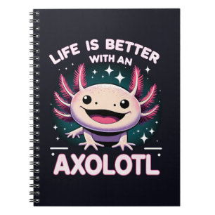 Das Leben ist besser mit einem Axolotl, Kids Axolo Notizblock