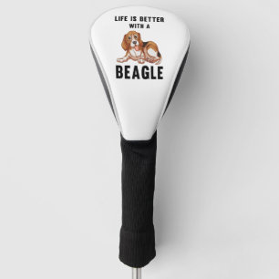 Das Leben ist besser mit einem Beagle Golf Headcover