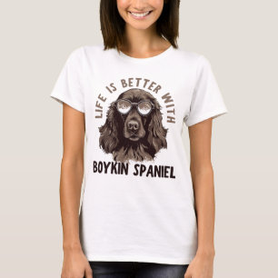 Das Leben ist besser mit einem Boykin-Spaniel T-Shirt