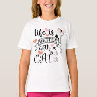 Das Leben ist besser mit einem Cat-Anführungsmotto