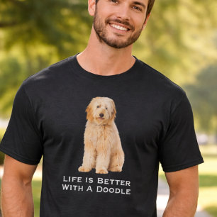 Das Leben ist besser mit einem Doodle T-Shirt