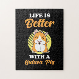 Das Leben ist besser mit einem Guinea-Schwein