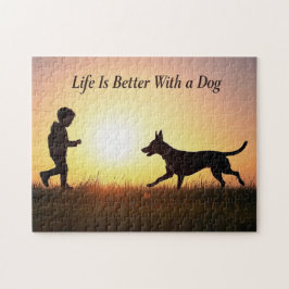 Das Leben ist besser mit einem Hund, Jungen und So