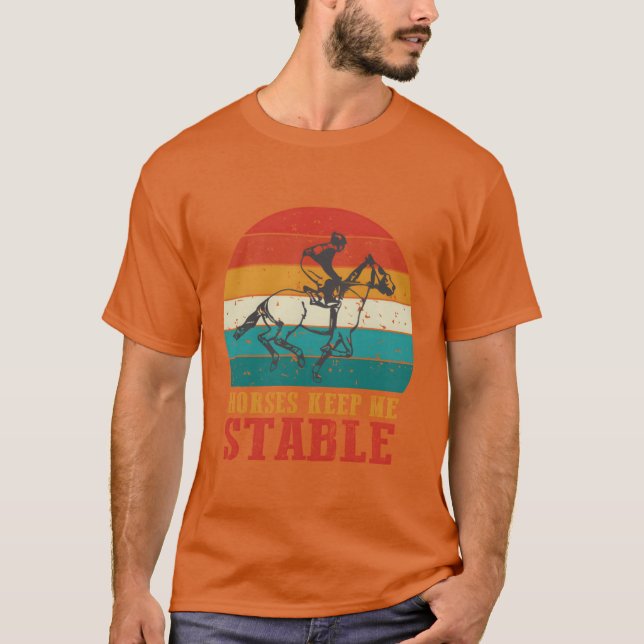 Das Leben ist besser mit einem Pferderitt. T-Shirt (Vorderseite)