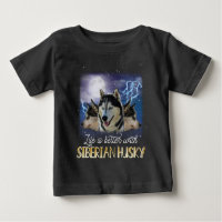 Das Leben ist besser mit einem sibirischen Husky-T