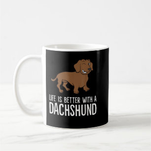 Das Leben ist besser mit einem T - Shirt der Dacke Kaffeetasse