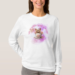 Das Leben ist besser mit einem Yorkie - einem Blum T-Shirt