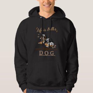 Das Leben ist besser mit einer Hundebahn-Dackel Hoodie