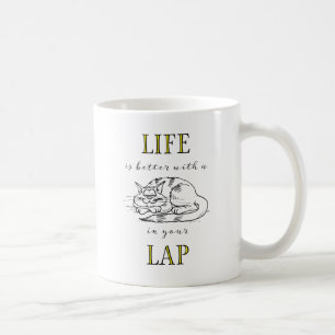 Das Leben ist besser mit einer Katze in Ihrem benu Kaffeetasse