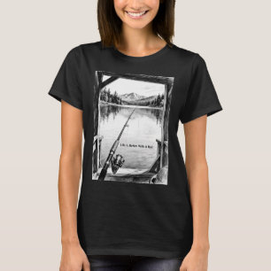 Das Leben ist besser mit einer Rute â€“ Malerische T-Shirt