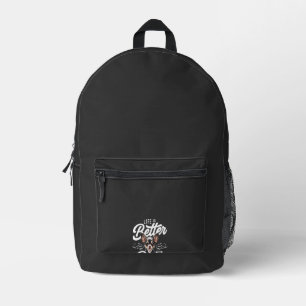 Das Leben ist besser mit Hunden Chihuahua Bedruckter Rucksack