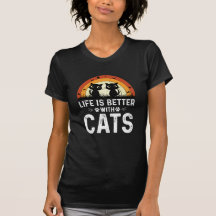 Das Leben ist besser mit Katzen