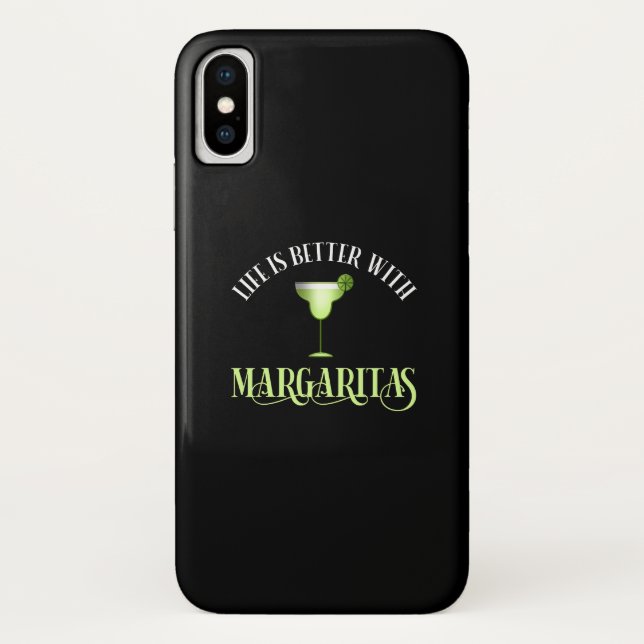 Das Leben ist besser mit Margaritas Case-Mate iPhone Hülle (Rückseite)