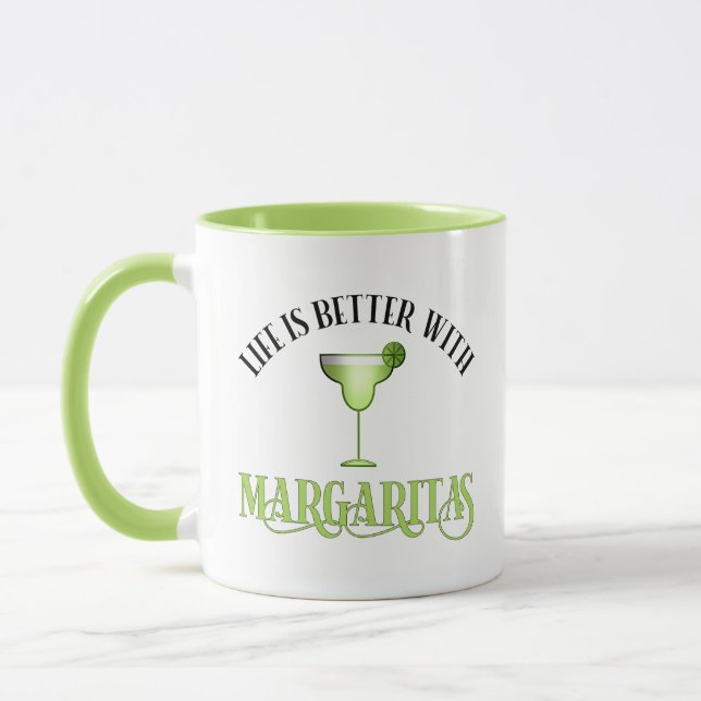 Das Leben ist besser mit Margaritas Tasse (Links)