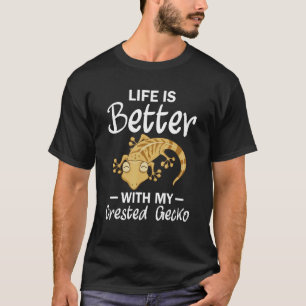 Das Leben ist besser mit meinem Gecko Reptile Herd T-Shirt
