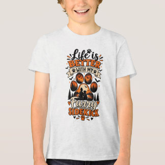 Das Leben ist besser mit meinem pelzigen Begleiter Tri-Blend Shirt