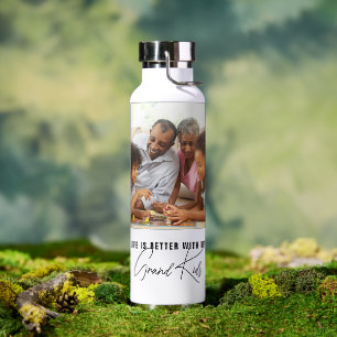 Das Leben ist besser mit meinen Enkelkindern Foto Trinkflasche