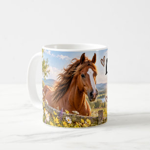 Das Leben ist besser mit Pferden Pferdefreund Tass Kaffeetasse