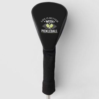 Das Leben ist besser mit Pickleball Golf Headcover
