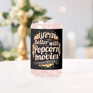 Das Leben ist besser mit Popcorn und Filmen im Ret Dosenglas
