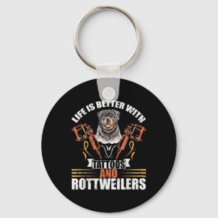 Das Leben ist besser mit Tattoos und Rottweilern, Schlüsselanhänger