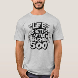 Das Leben ist besser, nachdem man 500 Pfund gestem T-Shirt