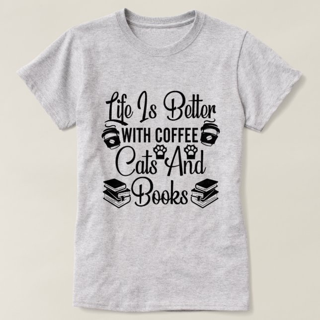 Das Leben ist besser T-Shirt (Design vorne)