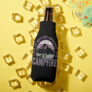 Das Leben ist besser um das Campfire Camping Gesch Flaschenkühler