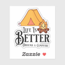 Das Leben ist besser um ein Campfeuer herum