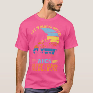 Das Leben ist besser, wenn man auf der Suche nach T-Shirt