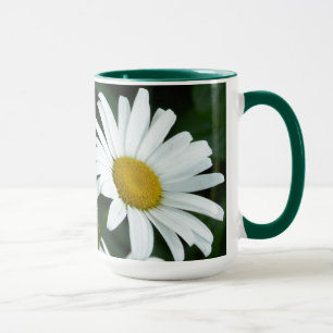 Das Leben ist das BlumeGänseblümchen mit Zitat Tasse