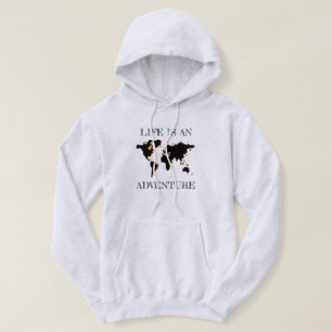 Das Leben ist ein Abenteuer Hoodie