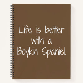 Das Leben ist ein besseres SpiralNotebook Notizbuch