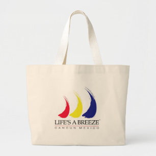 Das Leben ist ein Breeze®_Paint-The-Wind_Cancun Jumbo Stoffbeutel