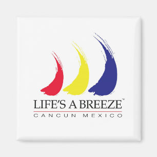Das Leben ist ein Breeze®_Paint-The-Wind_Cancun Magnet