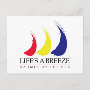 Das Leben ist ein Breeze™_Paint-The-Wind_Carmel-by Postkarte